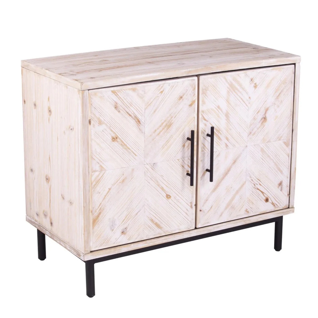 Off-White Storage Cabinet A861405