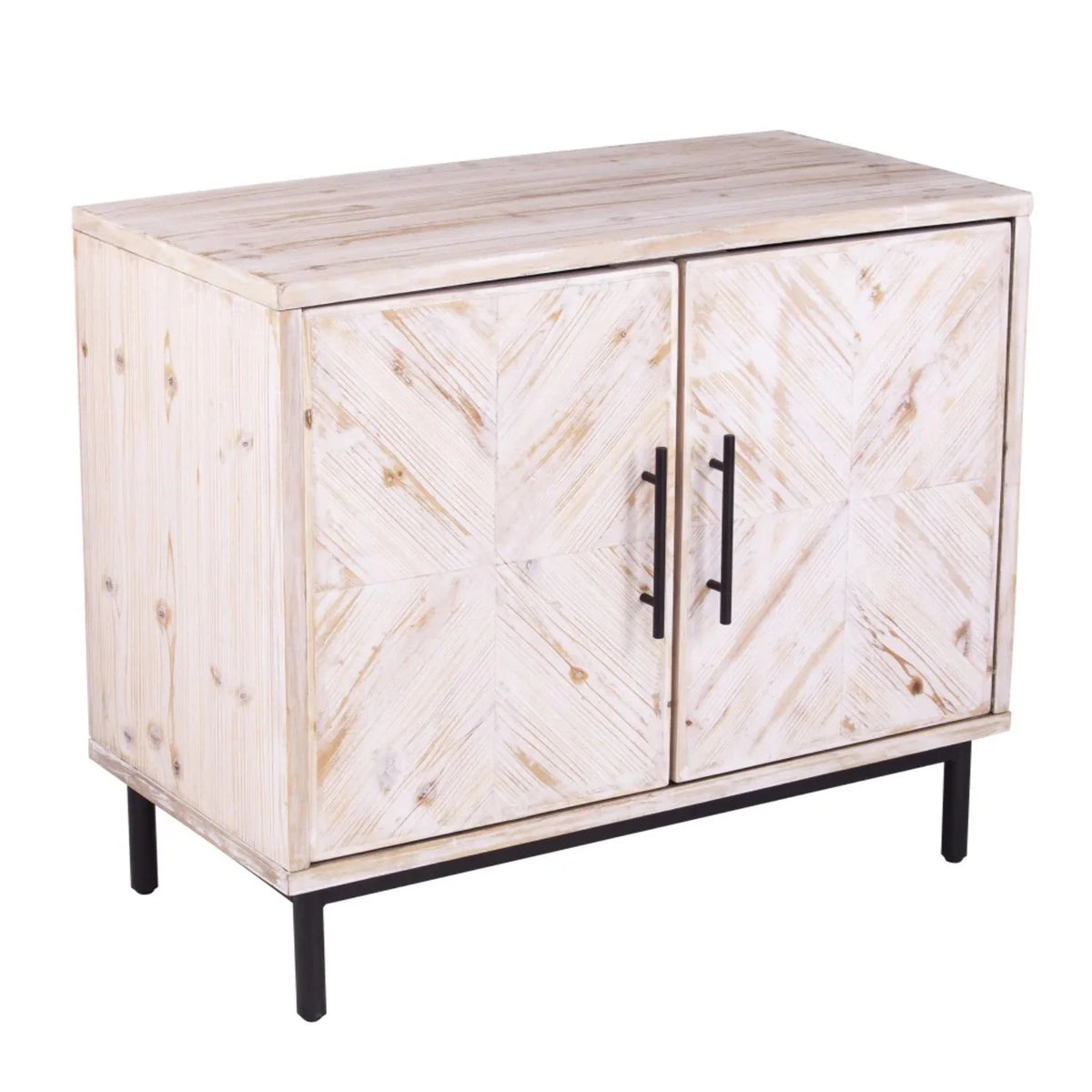 Off-White Storage Cabinet A861405