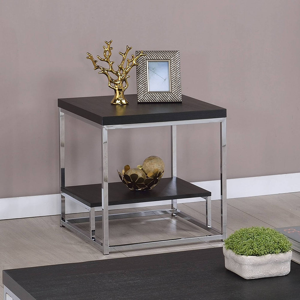 Cappuccino End Table C8895