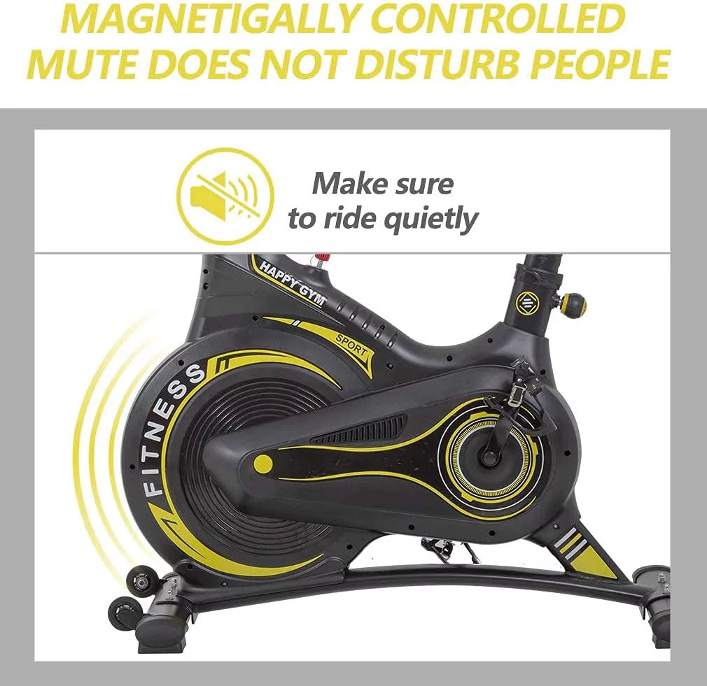 Black Exercise Bike with LCD Display B92225