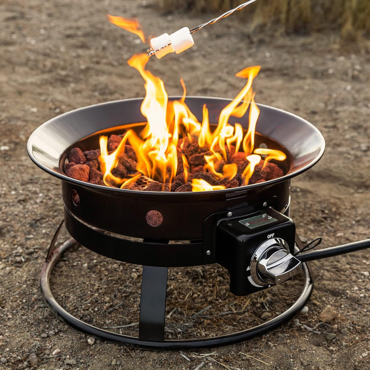 Portable Propane Fire Pit with Carrying Strap, 52,000 Btu V4358