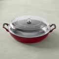 Enameled Cast Iron Everything Pan 3 1/2-Qt. Cranberry M6782