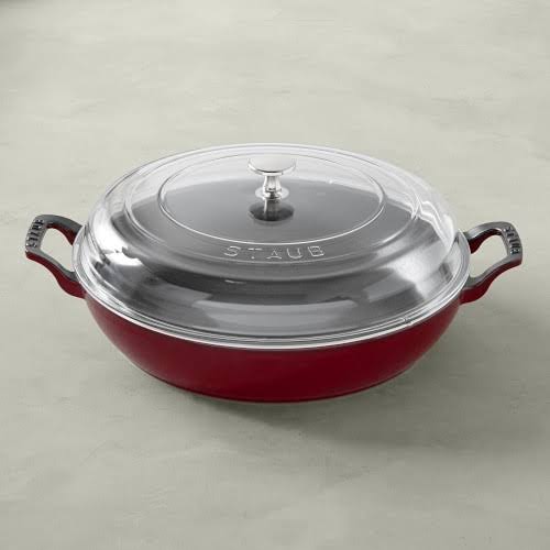 Enameled Cast Iron Everything Pan 3 1/2-Qt. Cranberry M6782
