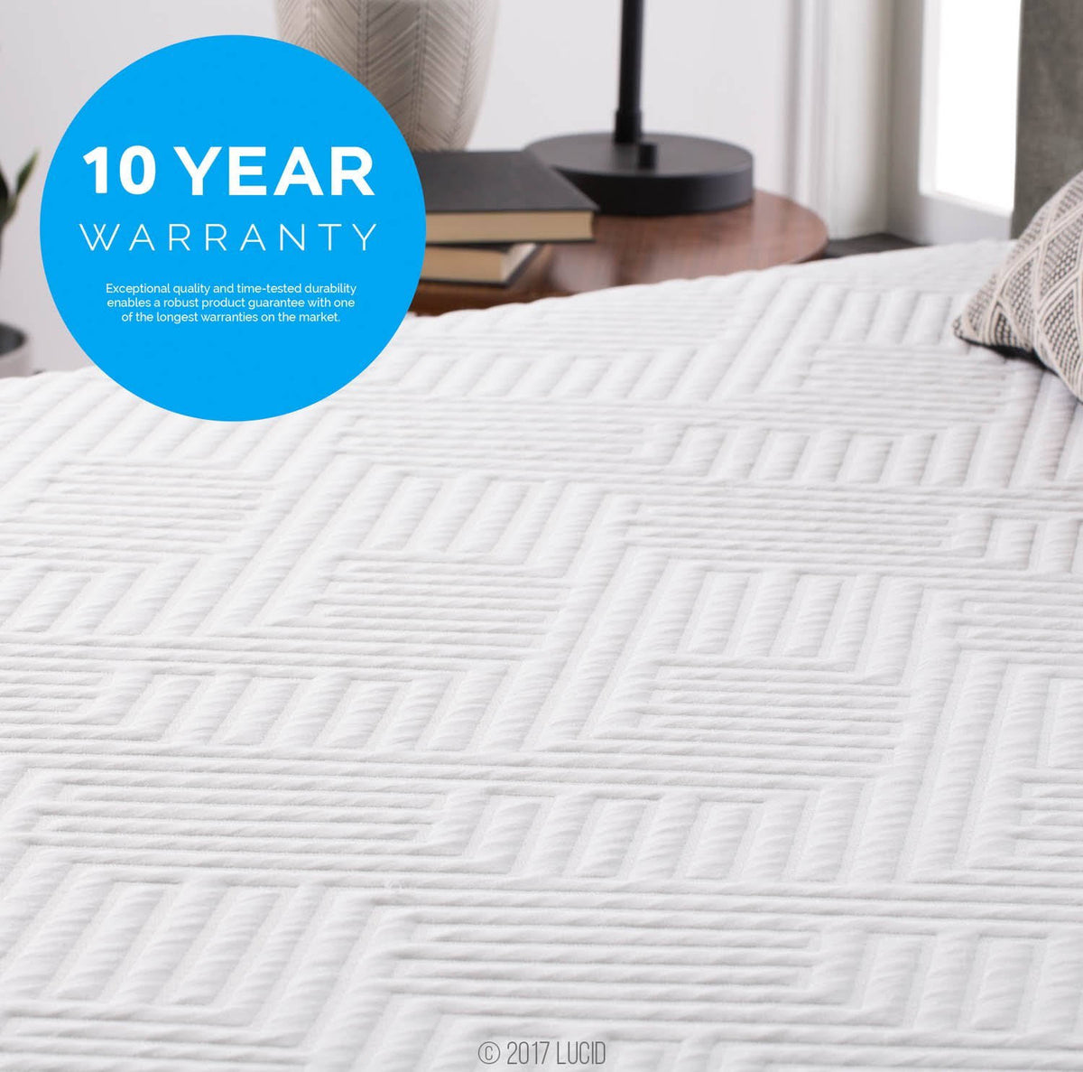 10 inch California King Hybrid Mattress Memory Foam S38245