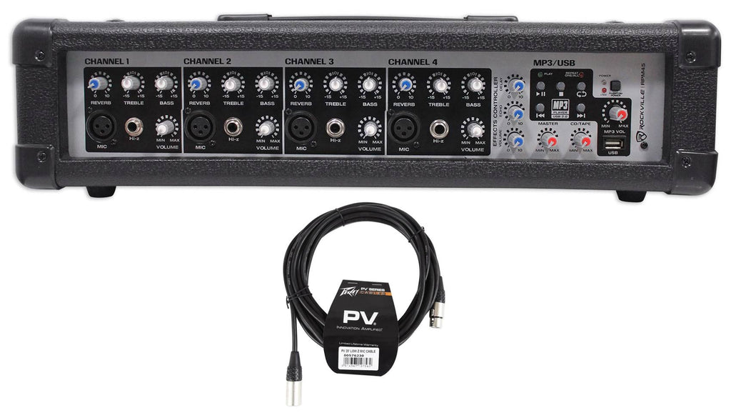 2400W Powered 4-Ch Mixer D326