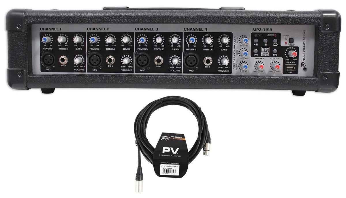 2400W Powered 4-Ch Mixer D326