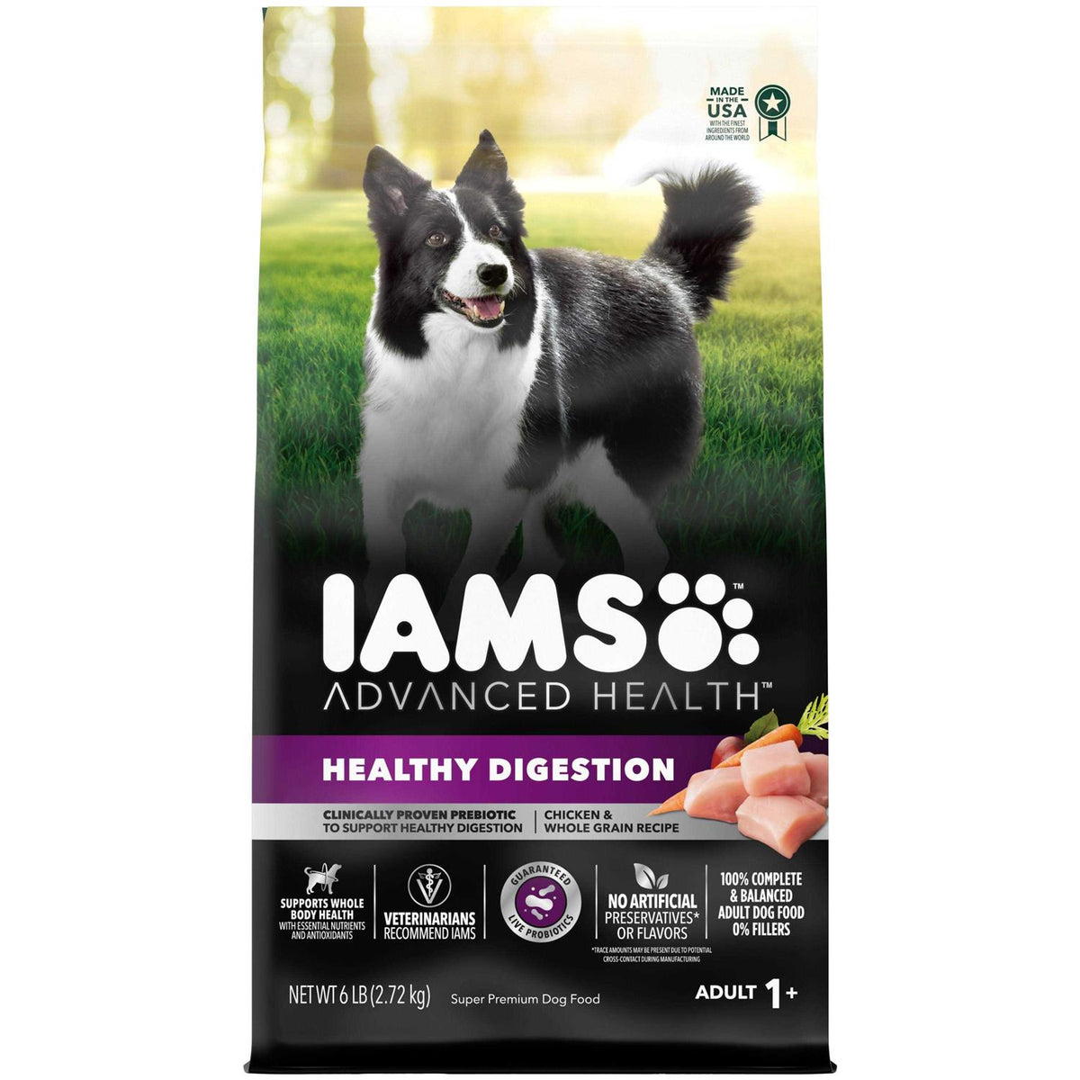 Healthy Digestion Dry Dog Food with Real Chicken U689