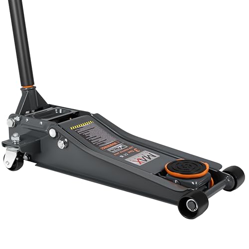 3-Ton Low-Profile Dual Pistons Heavy-Duty Steel Racing Floor Jack M996676