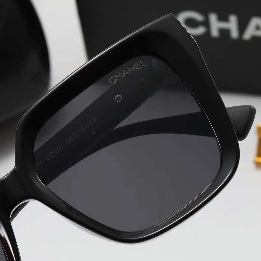 Double C Rhombic Temple Polarized Sunglasses Z252663