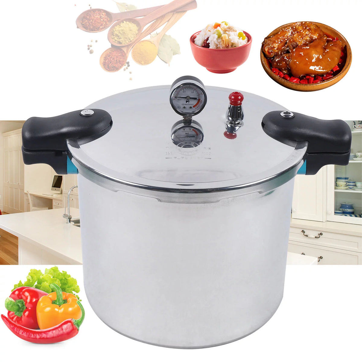 Aluminium 22L Pressure Cooker V283678