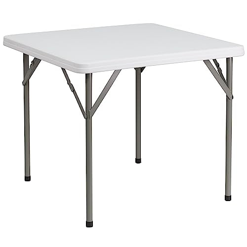 White Plastic Folding Event Table E5518