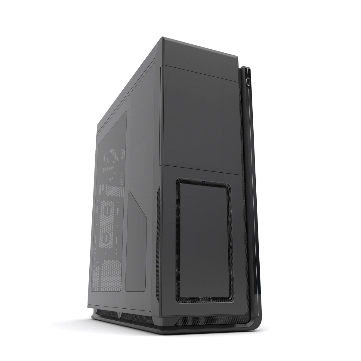Aluminum ATX Full Tower Case Black/White Y5019