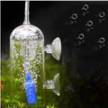 Aquarium Air Oxygen Bubbler Glass Cup with Water Tube P263