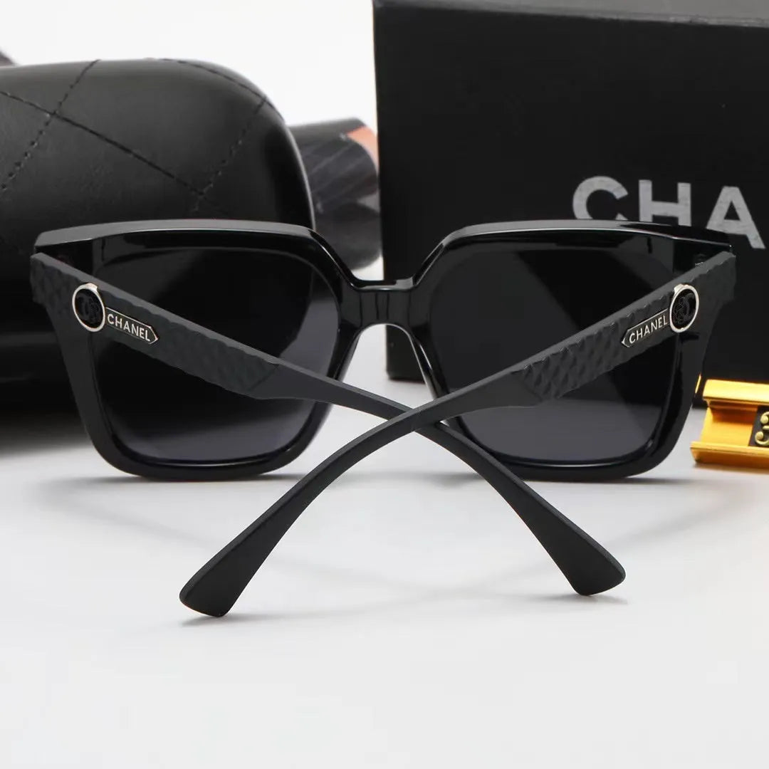 Double C Rhombic Temple Polarized Sunglasses Z252663