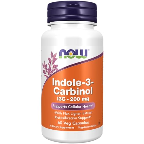 Indole-3-Carbinol 200 mg with Flax Lignan Extract, 60 Veg Capsules N941