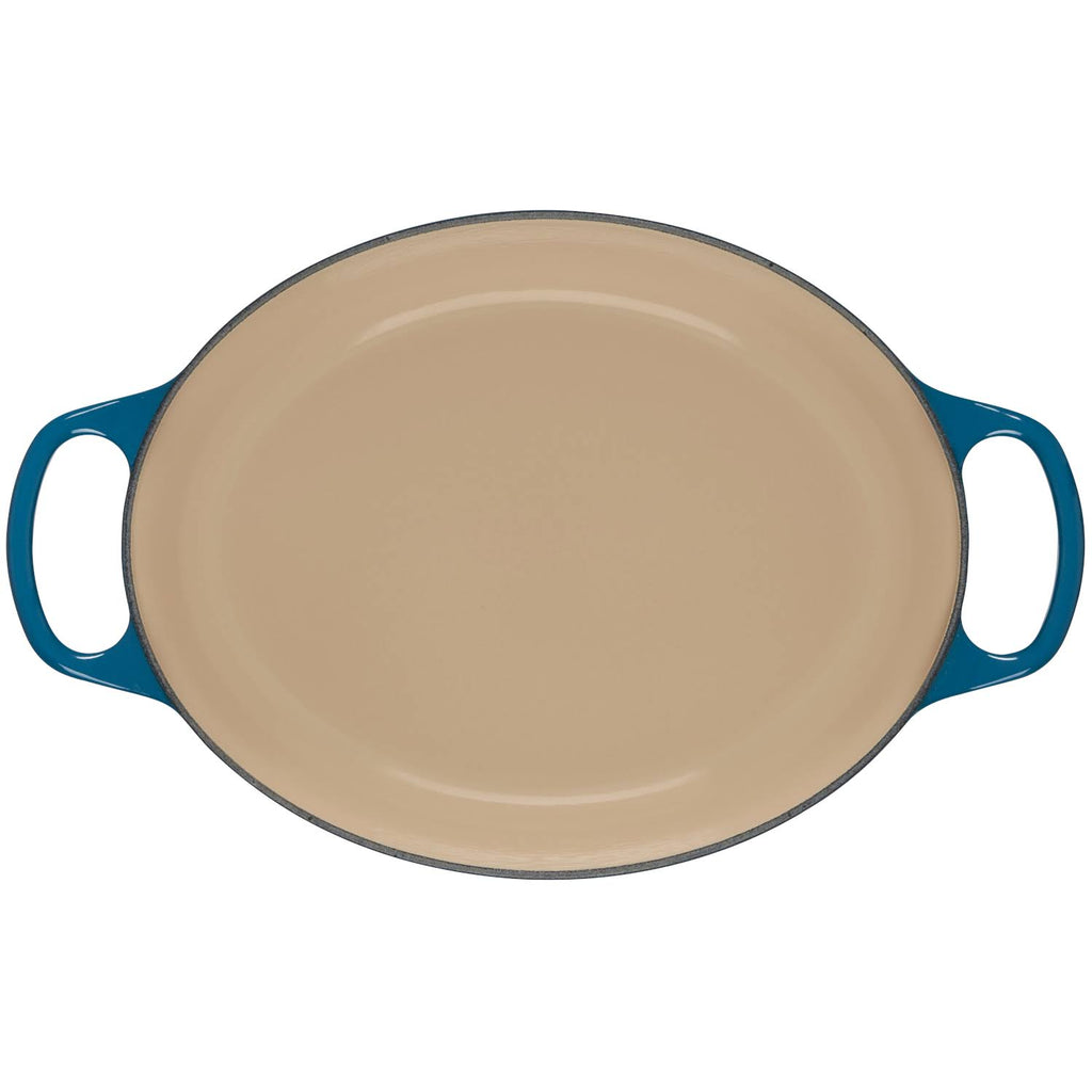 Cast Iron 6.75-Quart Deep Teal Oval Dutch Oven I999331