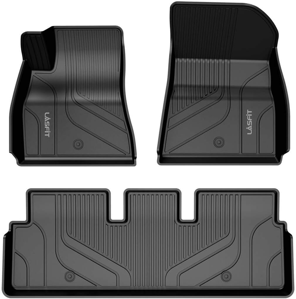All Weather TPE Car Floor Mats Front and Rear 2 Rows Set A78465