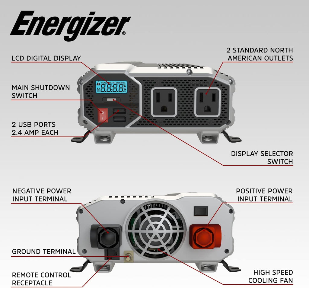 1500 Watts Modified Sine Wave Power Inverter J572