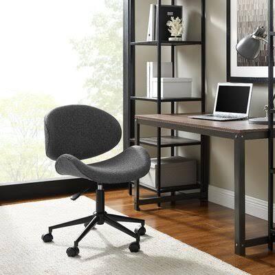 Black Gray Task Chair Q762