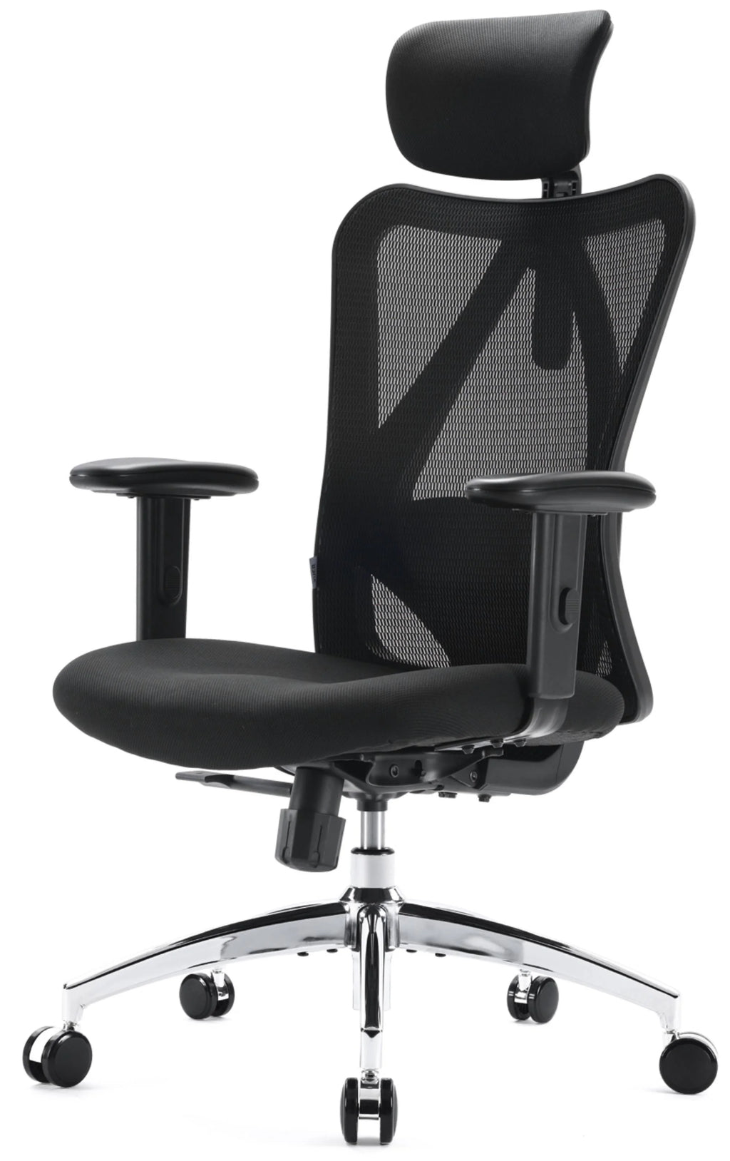 Black Ergonomic Mesh Office Chair with Adjustable Lumbar Support H20050