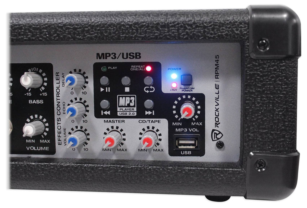 2400W Powered 4-Ch Mixer D326