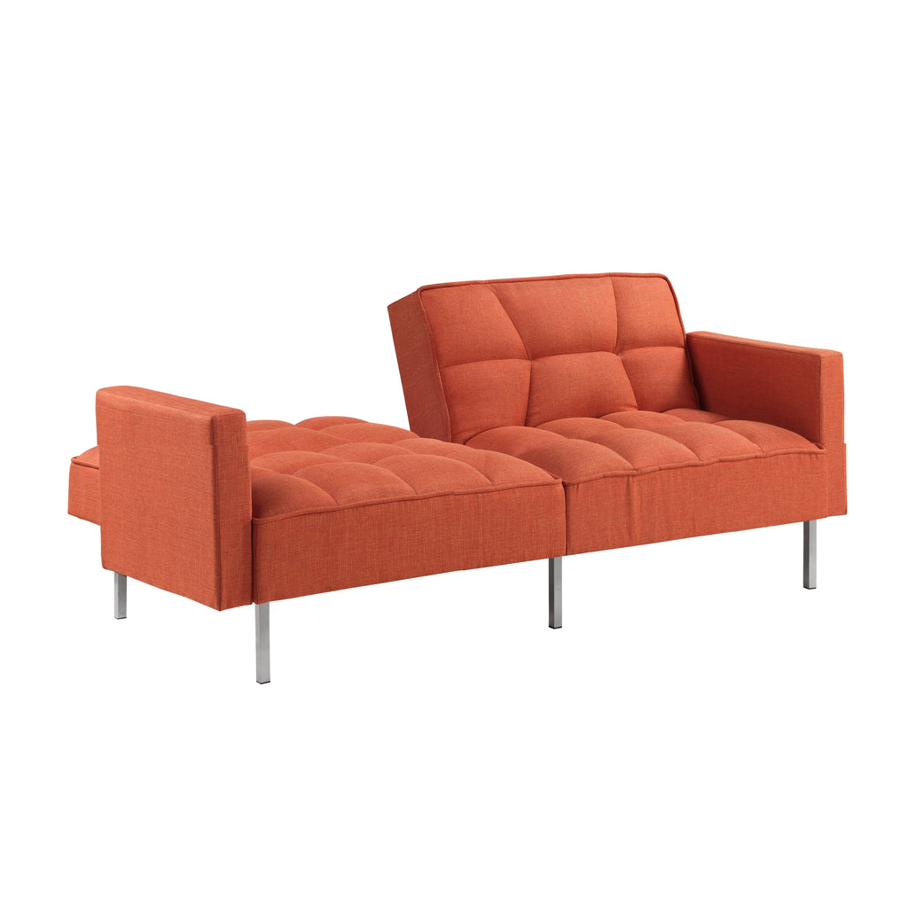 74.8" Linen Convertible Futon Sofa Bed C9803