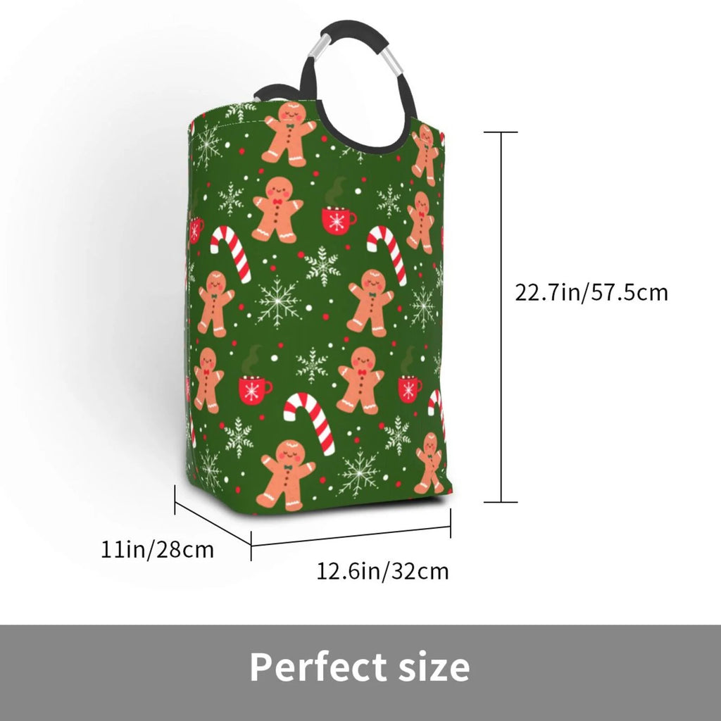 Collapsible Laundry Basket Hamper with Aluminum Handle, 50L T78327