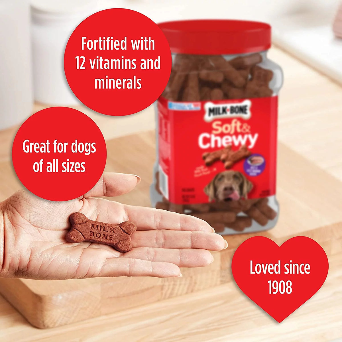 Soft & Chewy Beef Dog Treats 25 Ounces Y9401