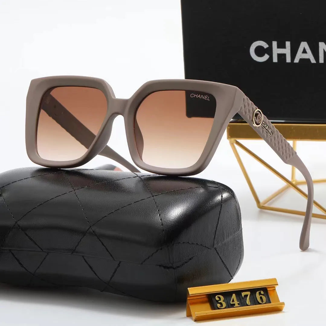 Double C Rhombic Temple Polarized Sunglasses Z252663