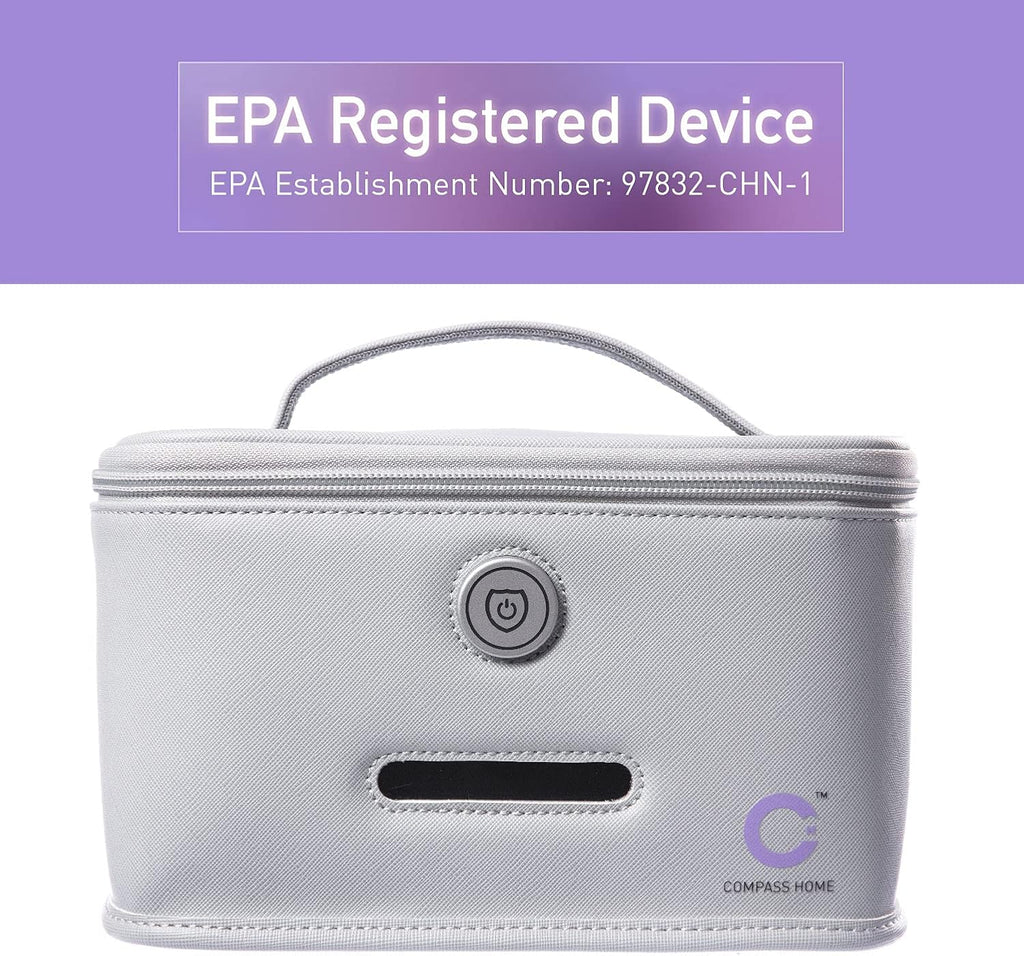 Portable UV-C LED Sanitizer Case with Child Lock E921