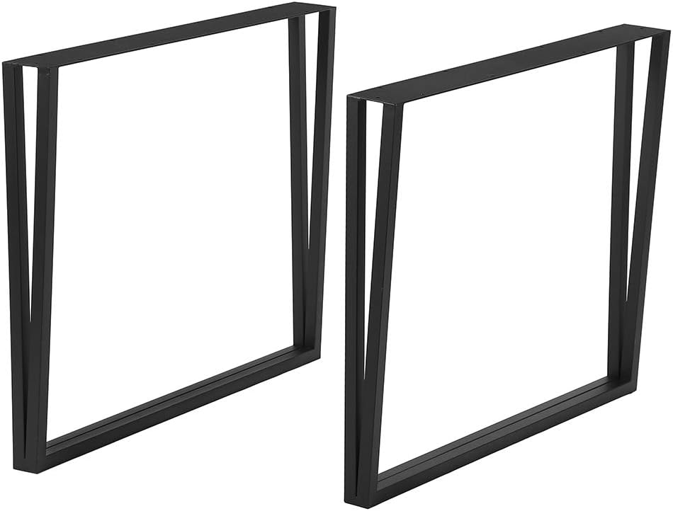 Black Metal Table Legs 28” Height 2 PCS T97496