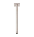 Satin Chrome Ceiling Shower Arm with Square Base M40000