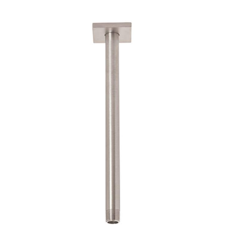 Satin Chrome Ceiling Shower Arm with Square Base M40000