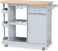 Light Grey Natural Trolleys and Carts W281