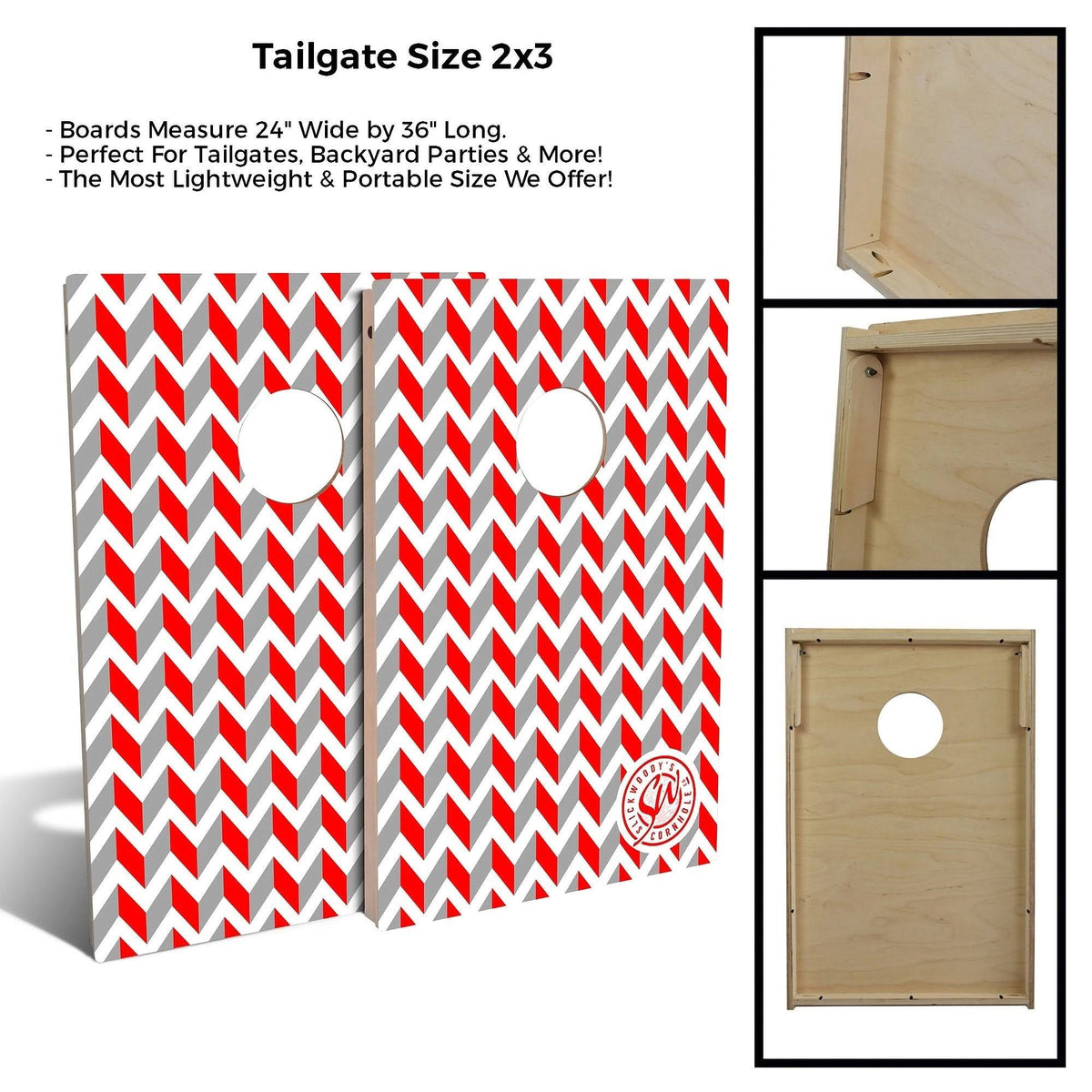 Gray Cornhole Board Set with Carrying Case X507