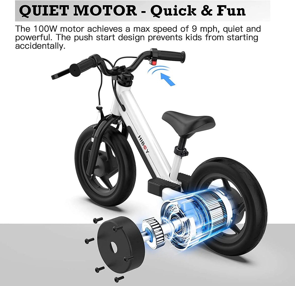 Electric Balance Bike 24V 100W 12 inch G976