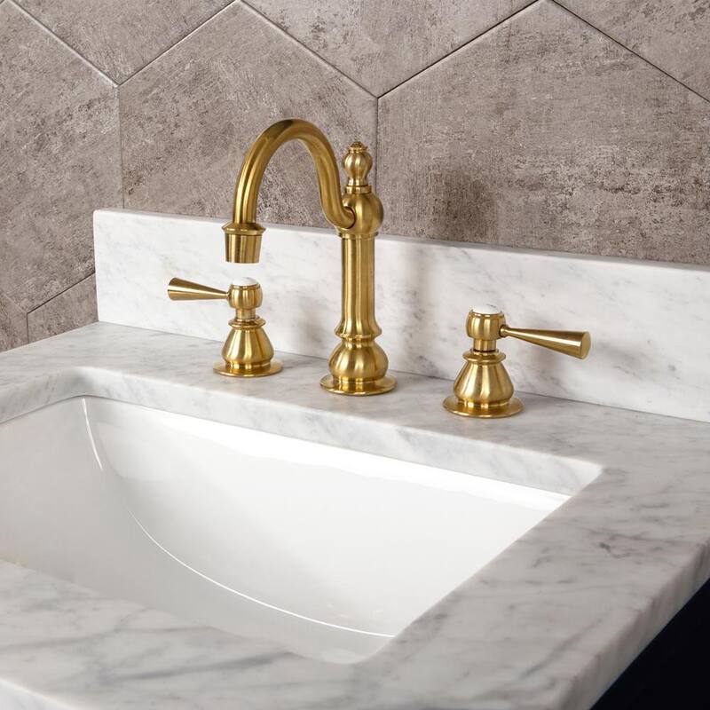 Adjustable Widespread 2-Handle High Arc Lavatory Faucet H18589