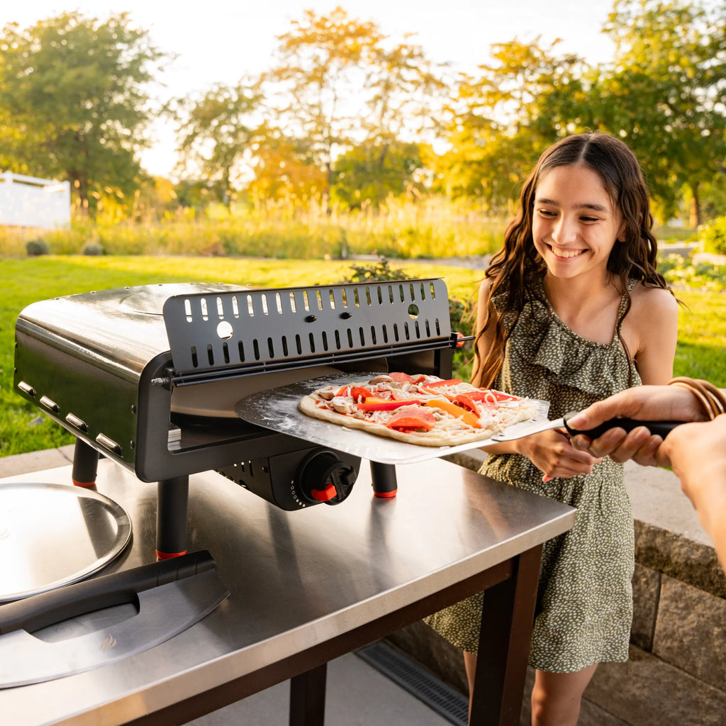 Outdoor Pizza Oven with Rotating Stone X976