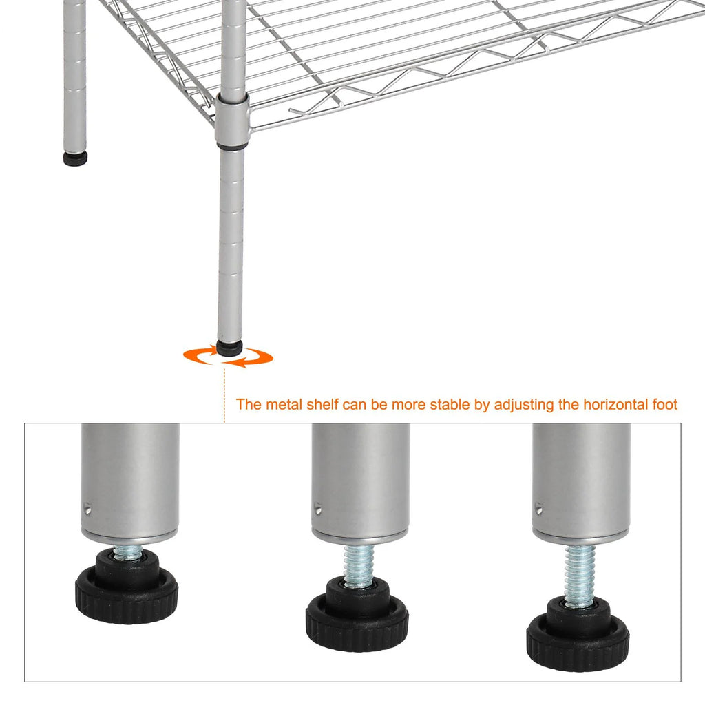 Adjustable 5-Shelf Wire Shelving F59566