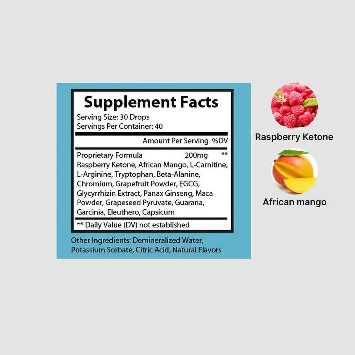 2 oz Keto Fat Burner Drops U95275