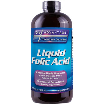 Liquid Folic Acid Supplement 8 oz K6613