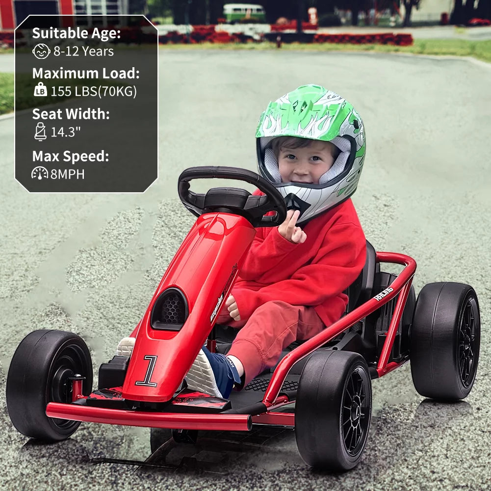 24V Electric Drifting Go Kart for Kids D93025