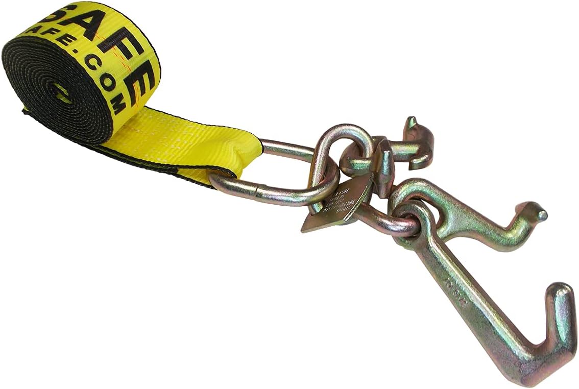 2” x 10’ Auto Tie-Down Car Straps 8 Pack Yellow M10269