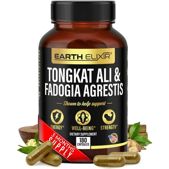 Fadogia Agrestis and Tongkat Ali 180 Capsules X680088