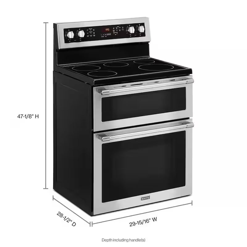 6.7 cu. ft. Double Oven Electric Range with Convection Oven F8037