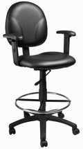 Black Drafting Stool with Adjustable Arms R116116