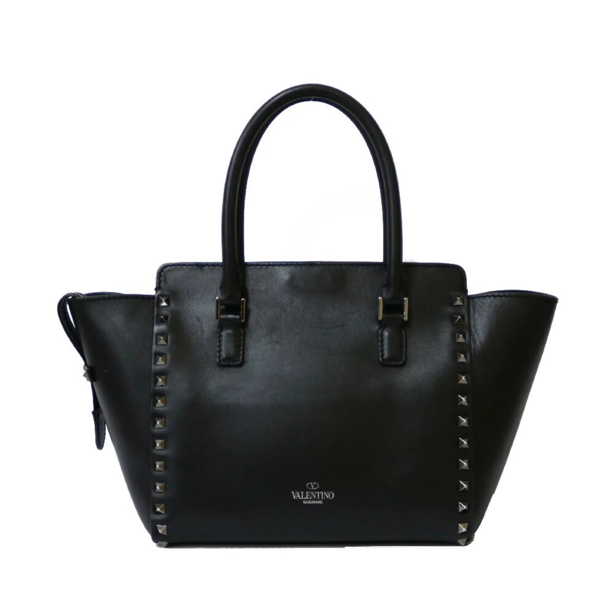 Pre-Owned Black Leather Shoulder Bag K39485