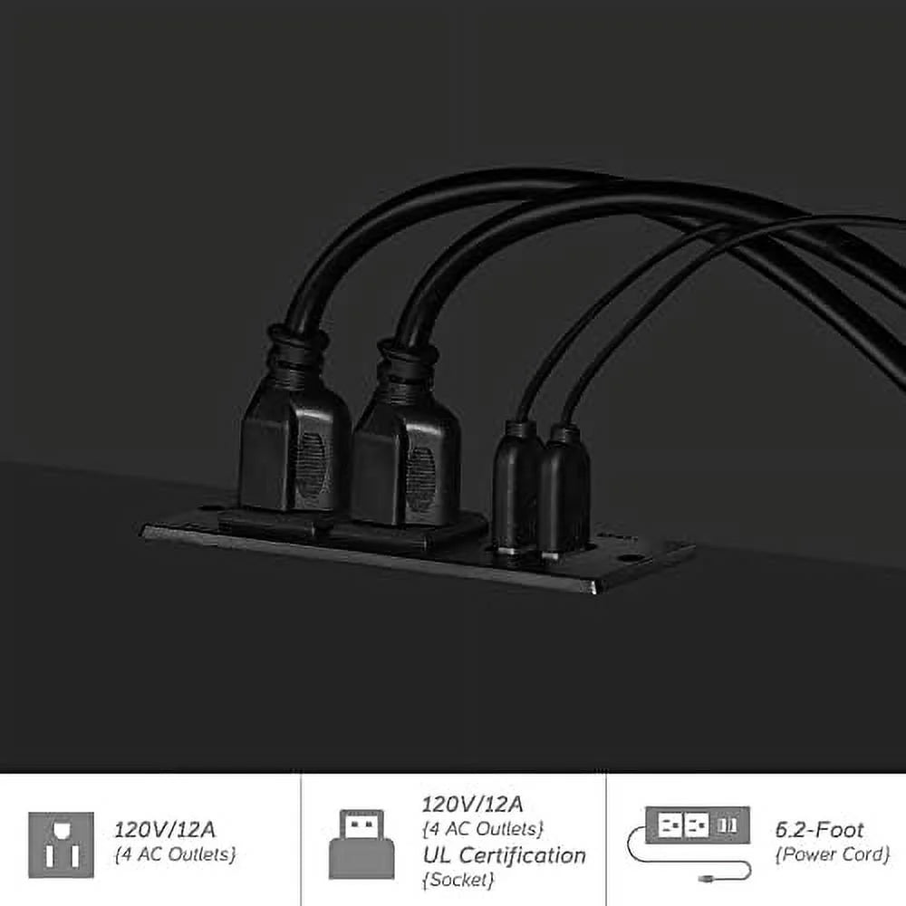 Black Floating Wall Mounted TV Stand Q9478