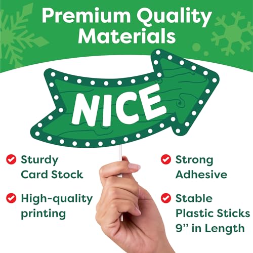 Christmas Photo Booth Props 38pc Set L360