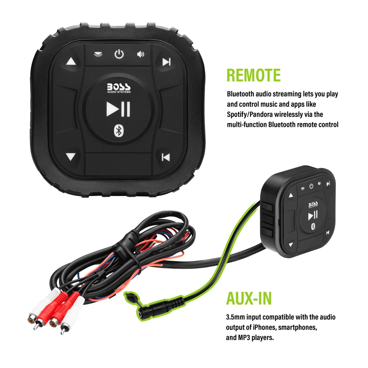 14 Weatherproof Bluetooth Audio System with 3 Speakers I674079
